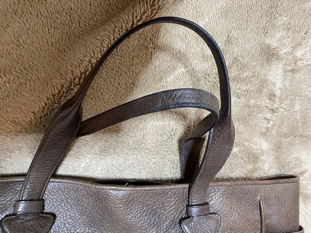 ロエベ　トートバッグ　ハンドバッグ　ショルダーバッグ　ブロンズ　アマソナ