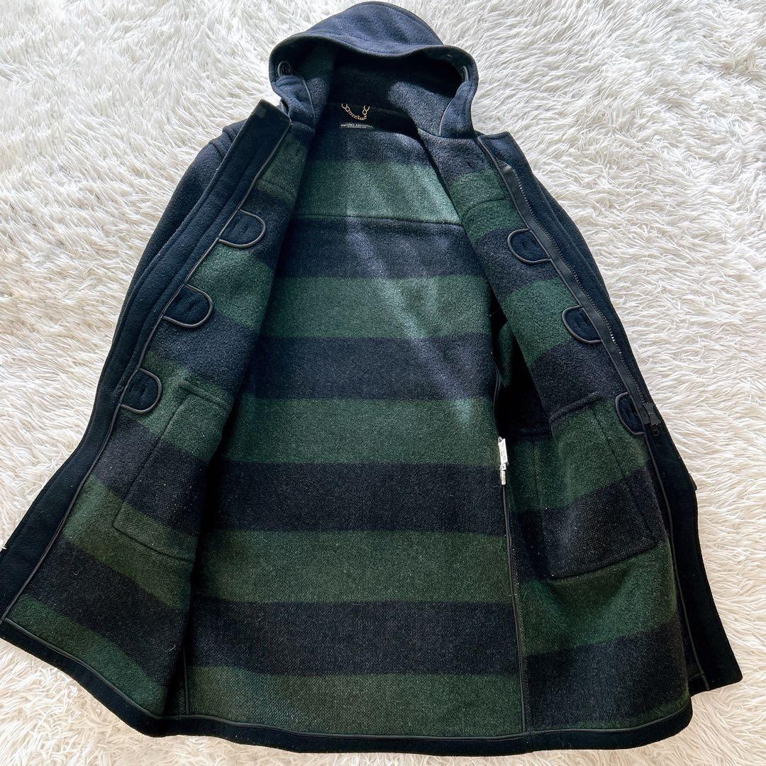 イギリス製　XL相当　ブルックスブラザーズ　ダッフルコート　ネイビー