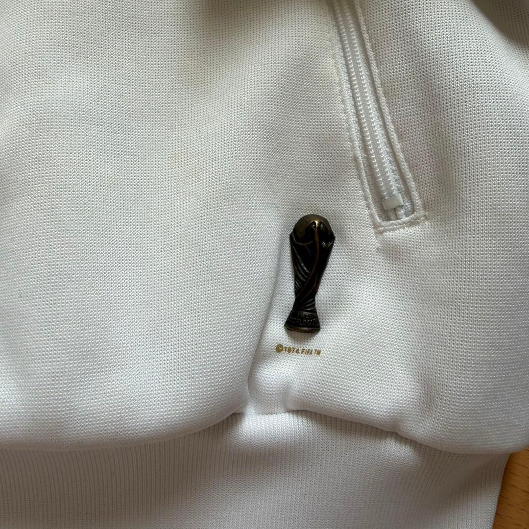 美品 adidas アディダス ドイツ代表 トラックジャケット ホワイト Ｌ