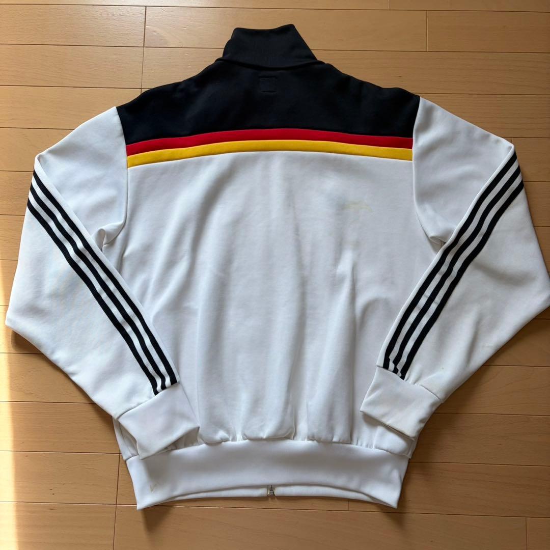 美品 adidas アディダス ドイツ代表 トラックジャケット ホワイト Ｌ