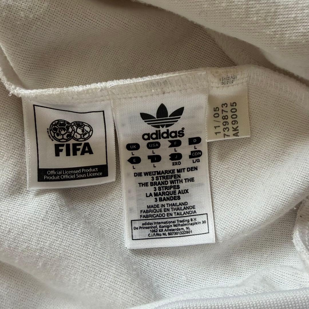 美品 adidas アディダス ドイツ代表 トラックジャケット ホワイト Ｌ