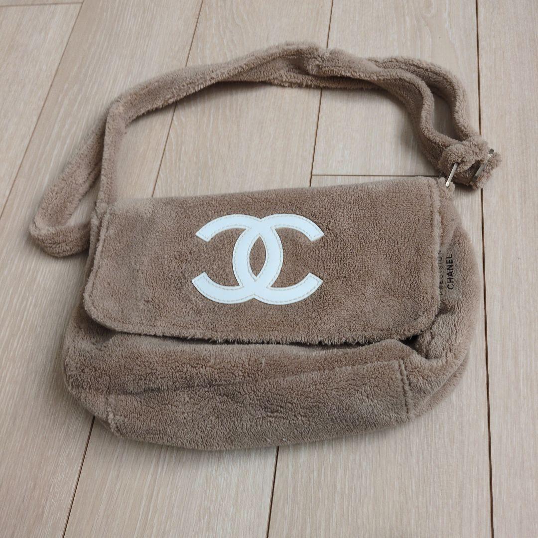 ス*ー様 CHANEL PRECISION ベージュ ショルダーバッグノベルティ