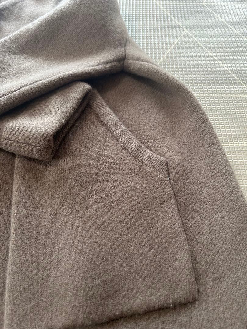 スローブイエナ　ダブルフェイスニットブルゾン