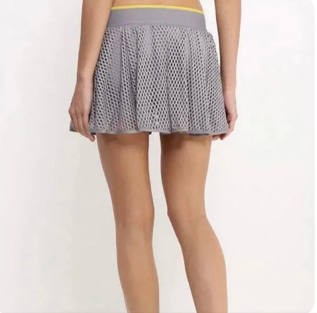 adidasアディダス・ステラ・テニススコート・グレー・S