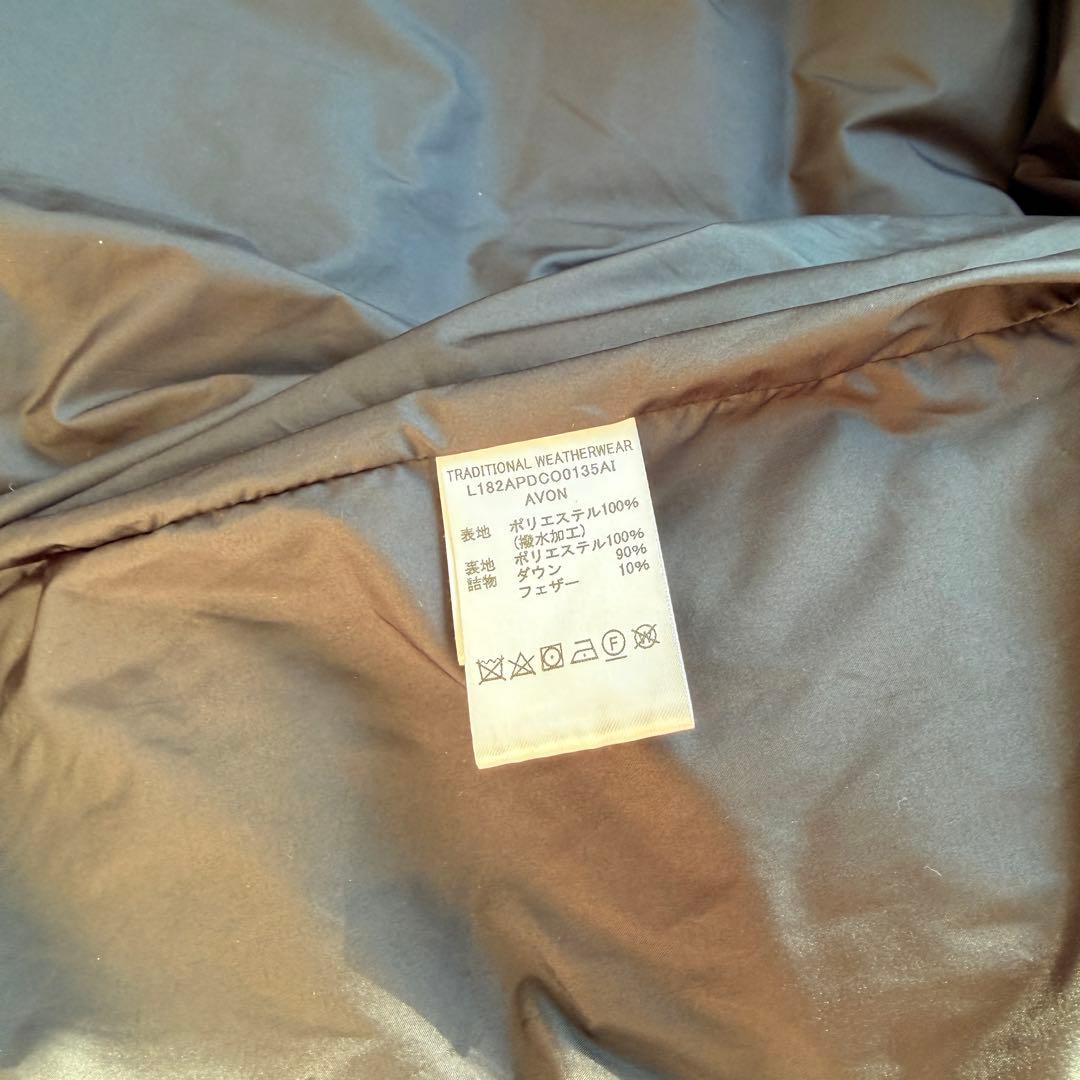 美品✨トラディショナルウェザーウェア ダウンジャケット　フード　ブラック