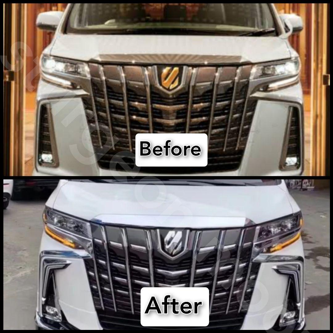 アルファード30 後期専用 LEDテールライト デイライト バンパーライト 演出