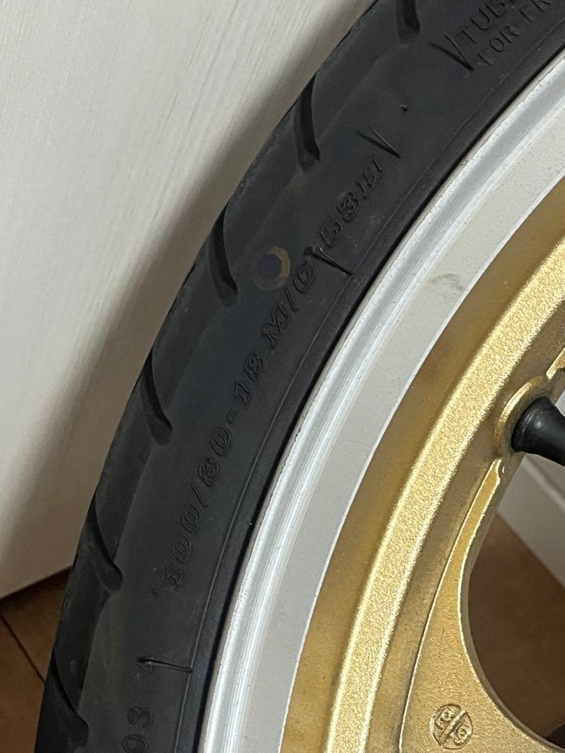 ZRX400\Ⅱ キャストゴールドホイール