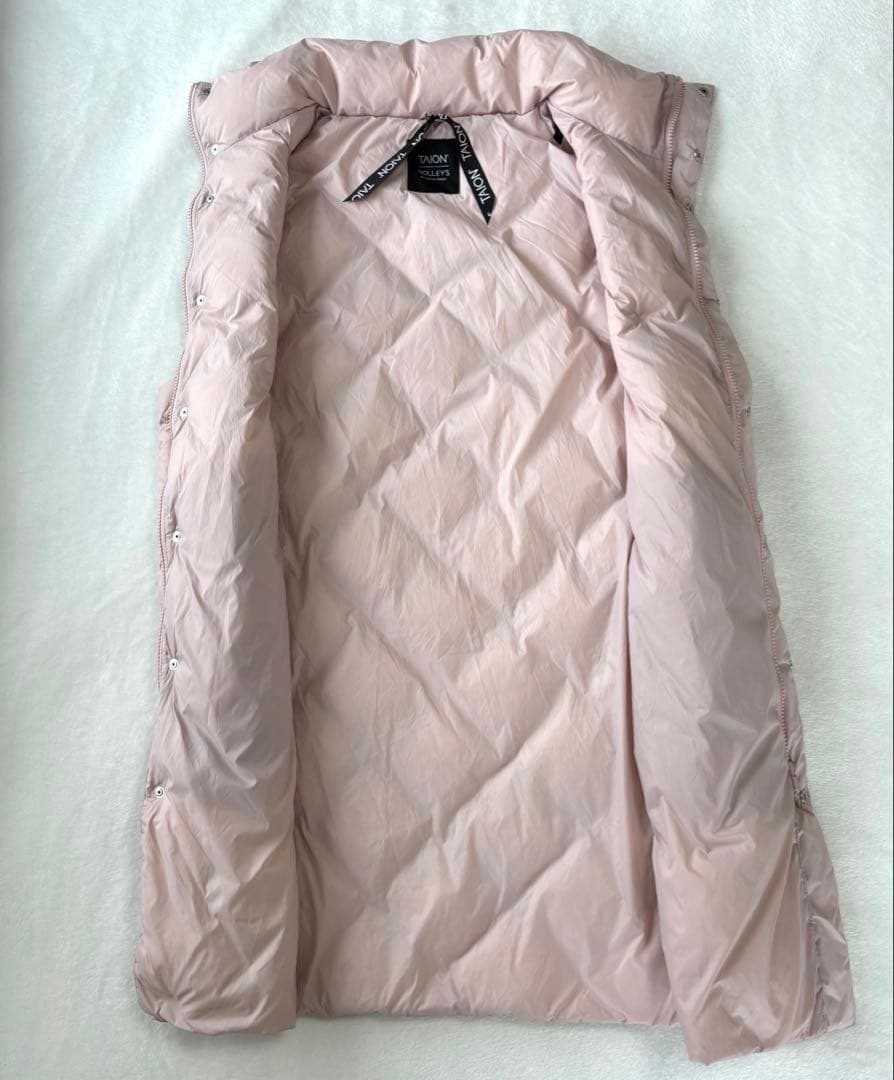 値下げ　美品　ノーリーズ　別注　タイオン　ロング　ダウン　ベスト　フリーサイズ