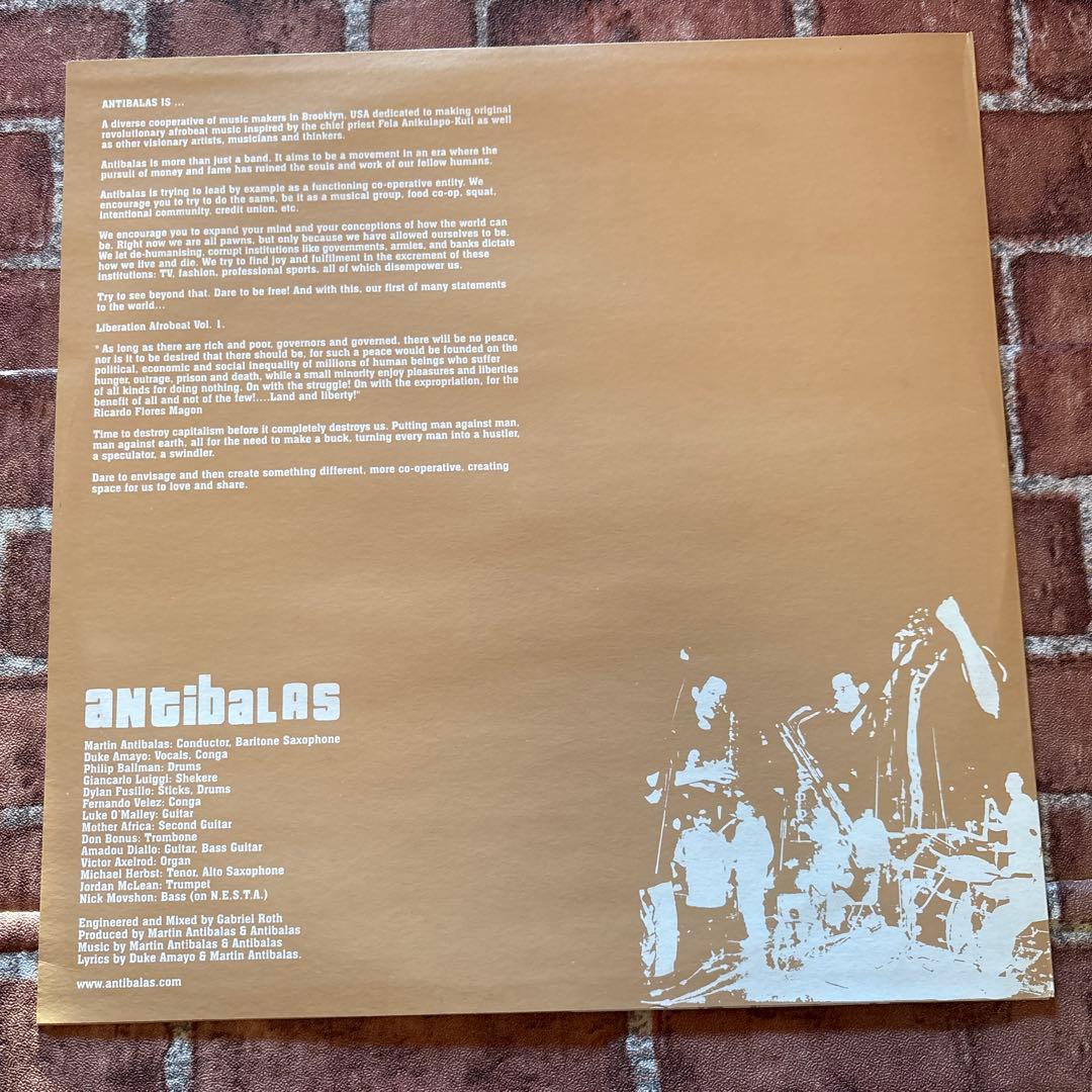 洋楽 ANTIBALAS' / Liberation Afro Beat Vol. 1