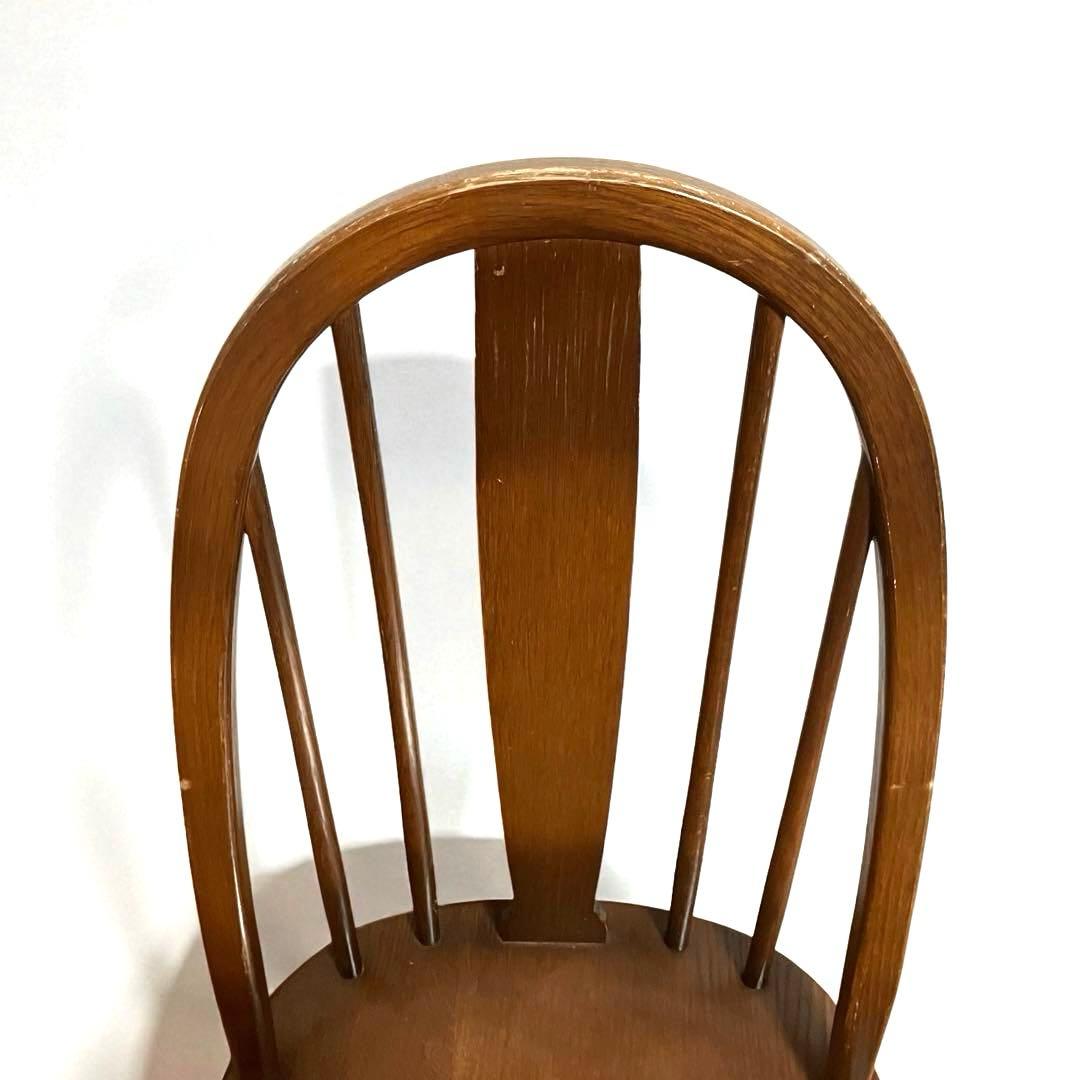 【良品】飛騨産業 キツツキ ボウバックウィンザーチェア　2脚セット①