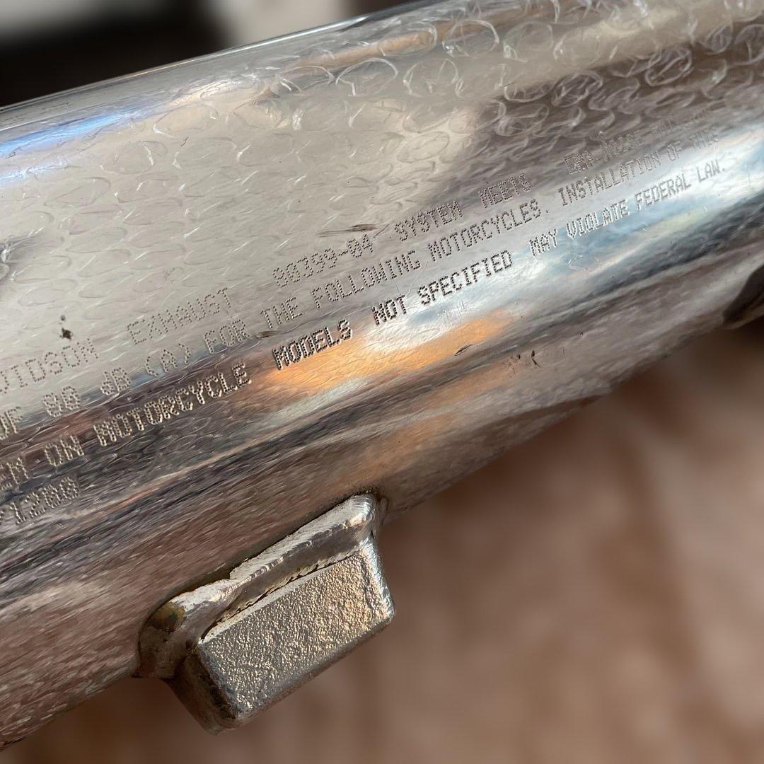 スポーツスター 純正 北米 スリップオン バロニーカット 80399-04