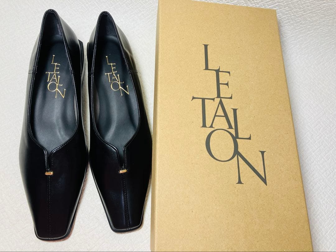 SH83◆新品◆LeTalon 2.5cmスクエアスリットソフトフラット23.0