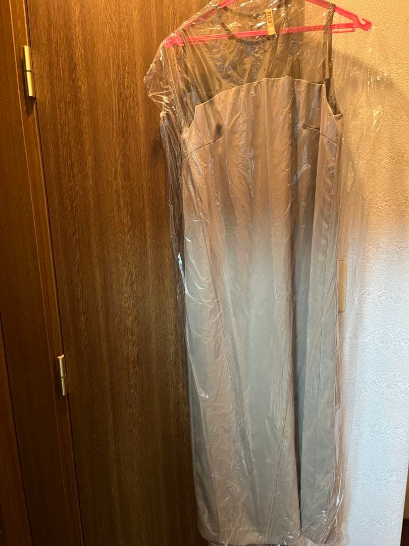 Ameri VOLUME BUSTIER LAYERED DRESS カーキ