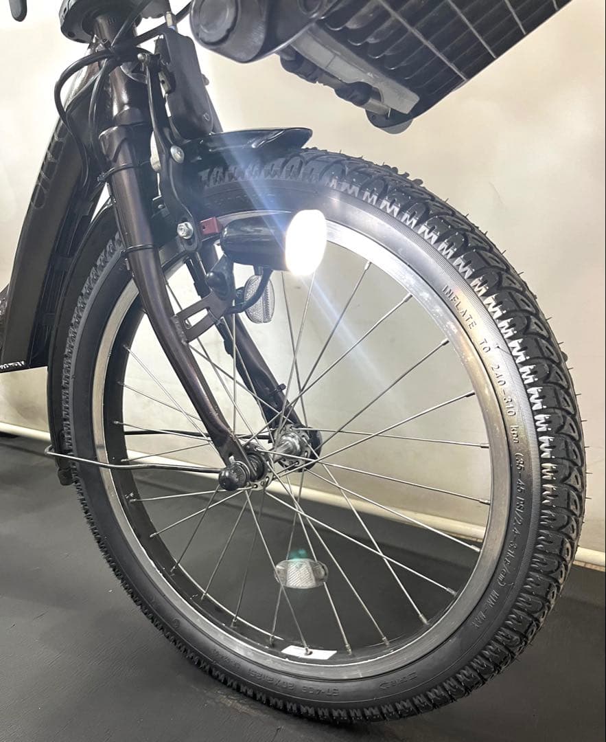 1年保証 新型　ブリヂストン　ビッケポーラー　20インチ　茶　電動アシスト自転車