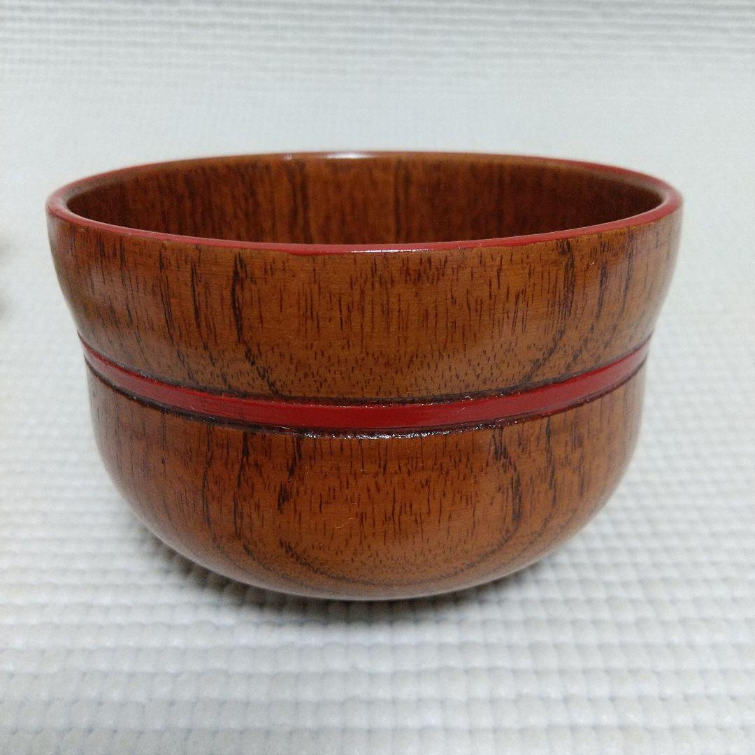 手に馴染む♪ひさご型の 特選 汁椀揃 うるし塗装 5客