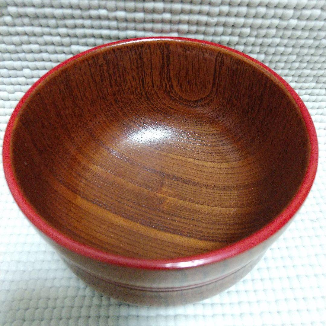 手に馴染む♪ひさご型の 特選 汁椀揃 うるし塗装 5客