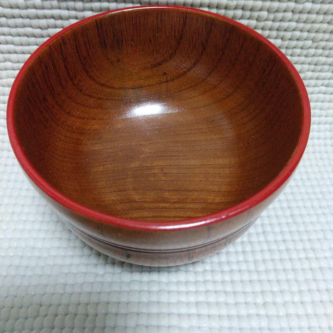 手に馴染む♪ひさご型の 特選 汁椀揃 うるし塗装 5客