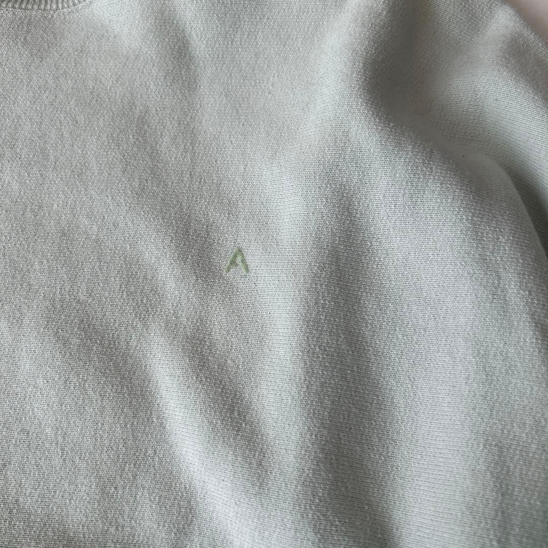 ATON エイトン　別注　トゥモローランド　ロゴ　スウェット　ミントグリーン