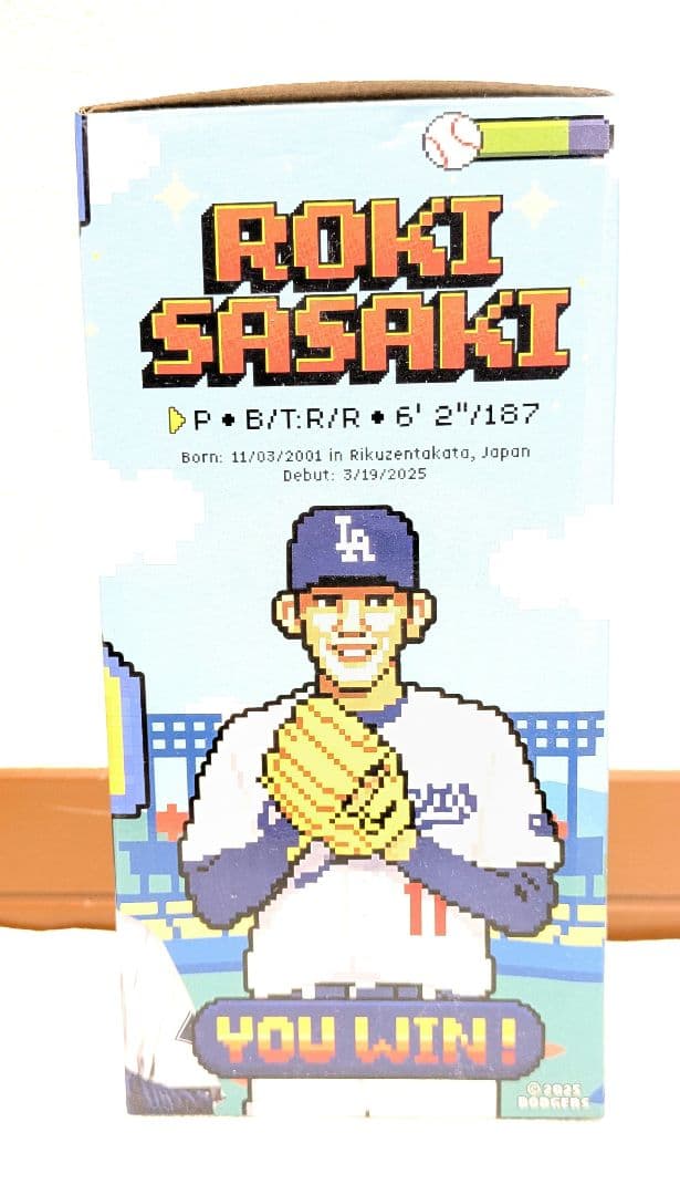 LAドジャース　Dodgers　佐々木朗希　ボブルヘッド フィギュア