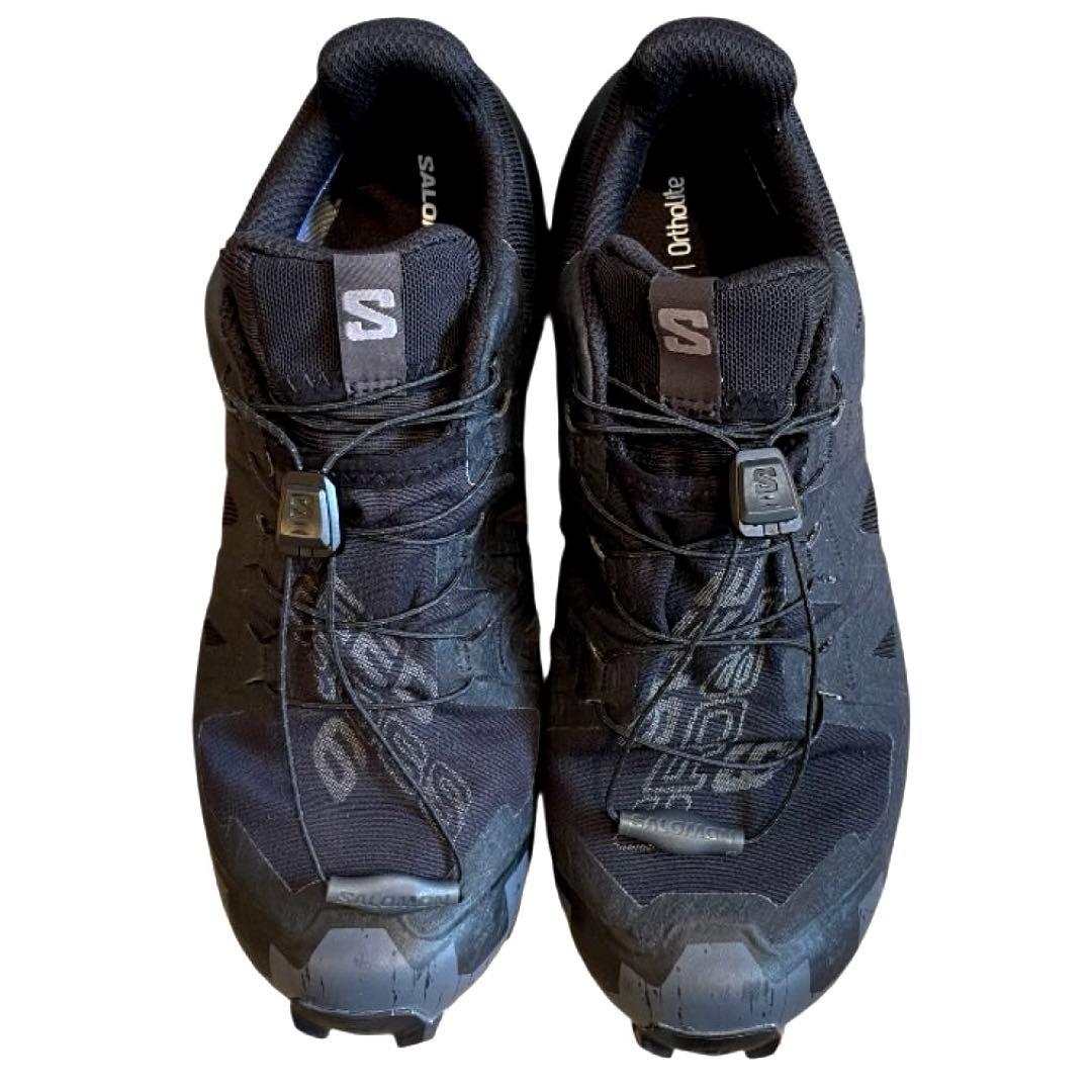【美品】SALOMON SPEED CROSS 6 サロモン ブラック 24cm