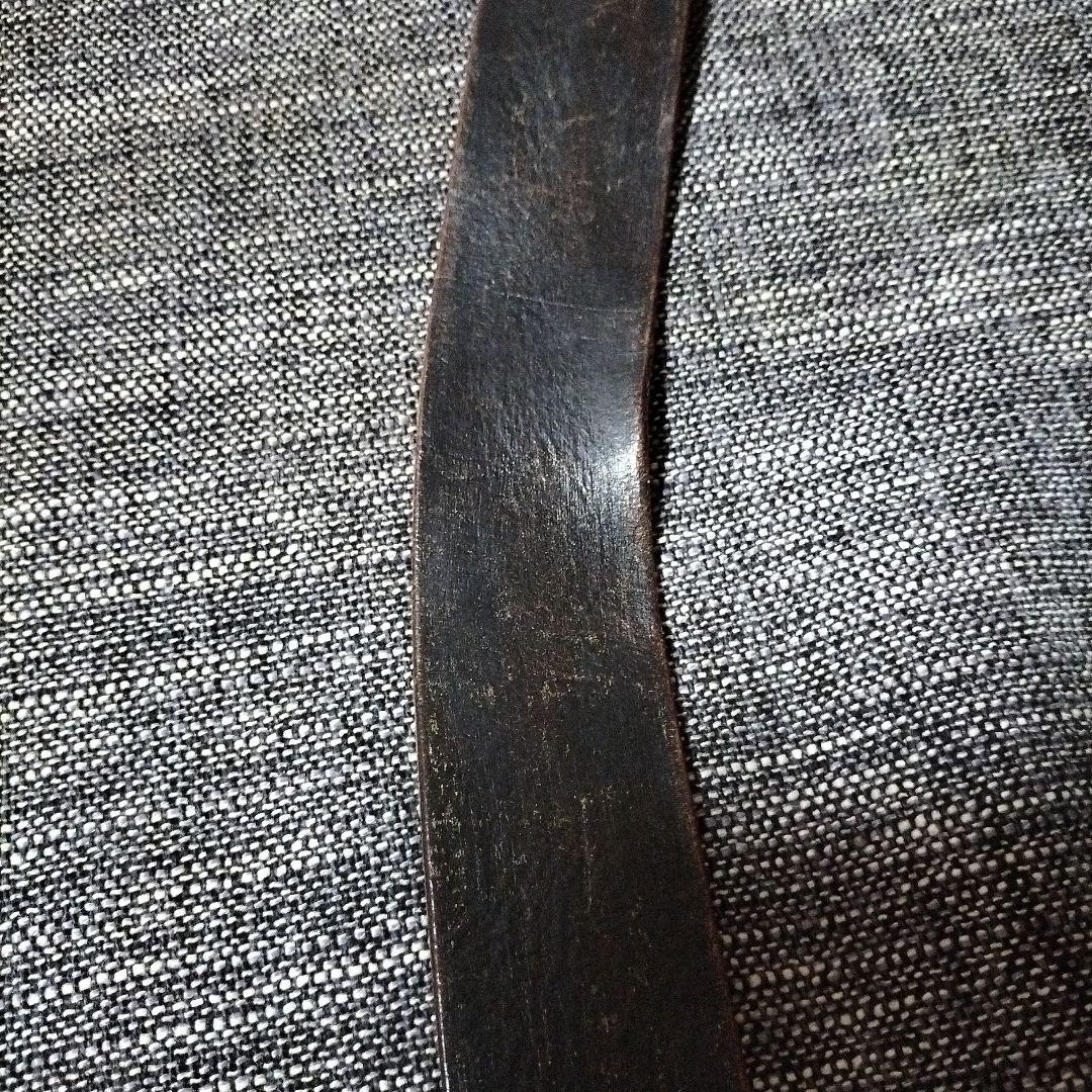 HTC 　ブラックレザーベルト ブラックストーンバックルなし