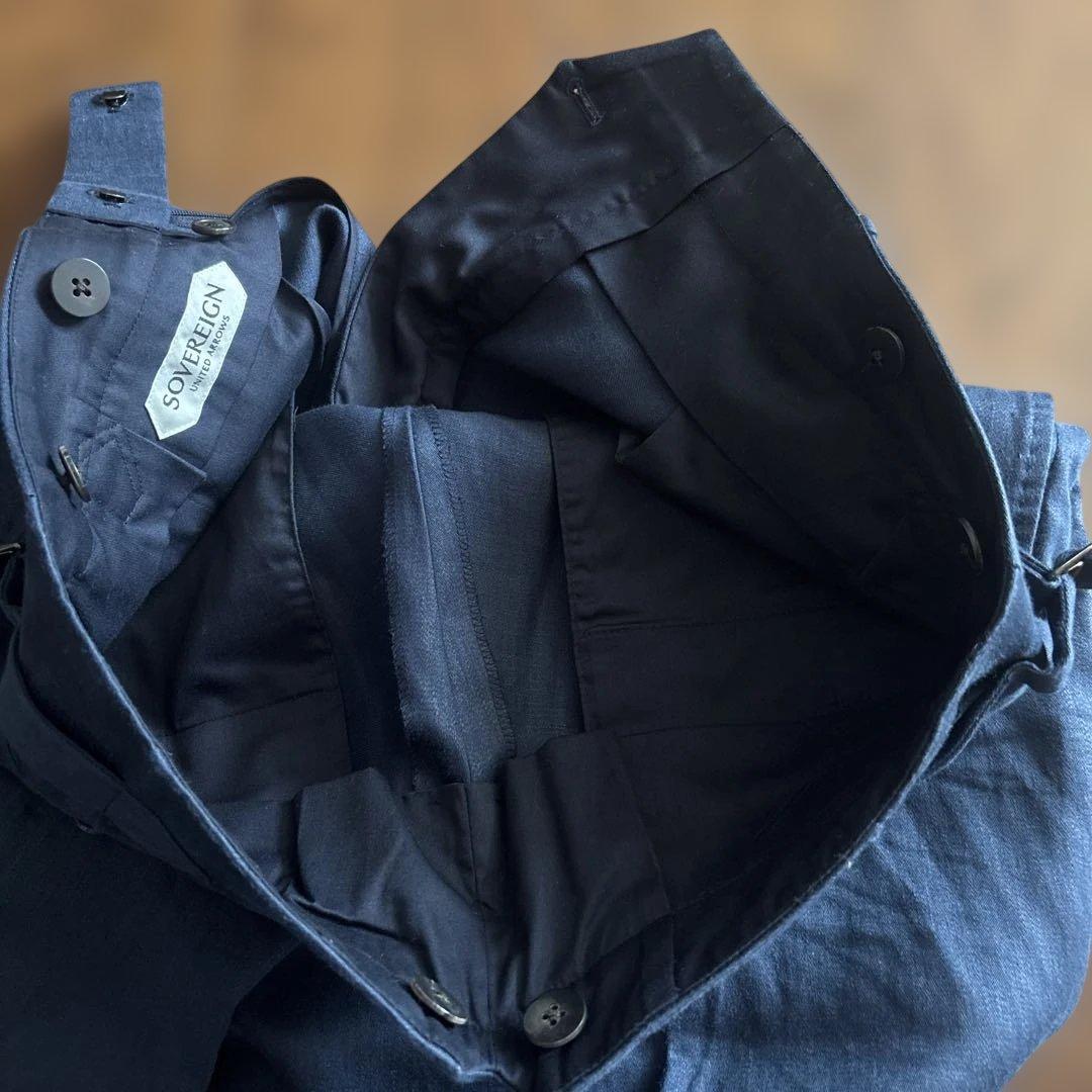 SOVEREIGN サイドアジャスター パンツ スラックス トラウザーズ