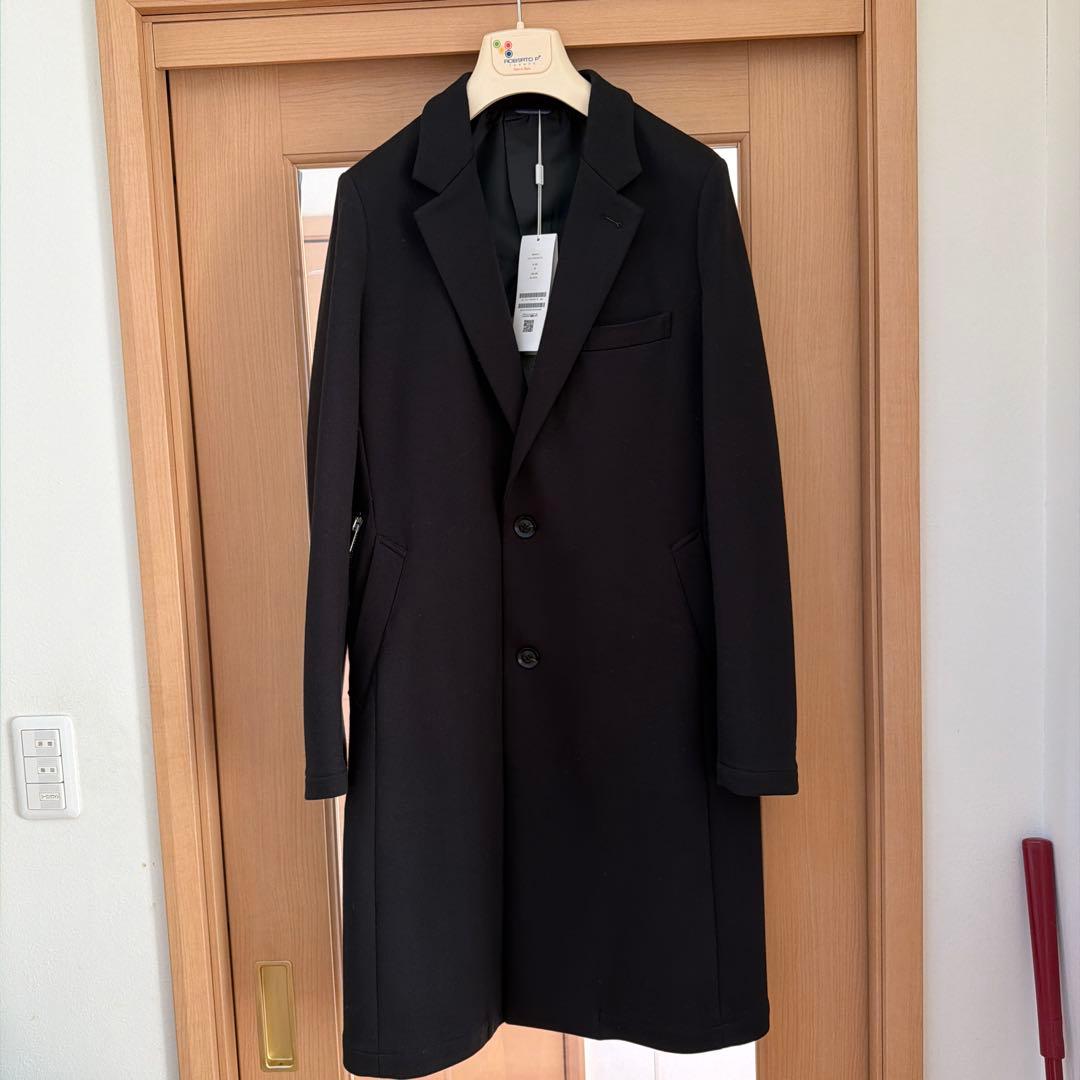 junhashimotoブラック チェスターコート サイズ4 NUKUMORI