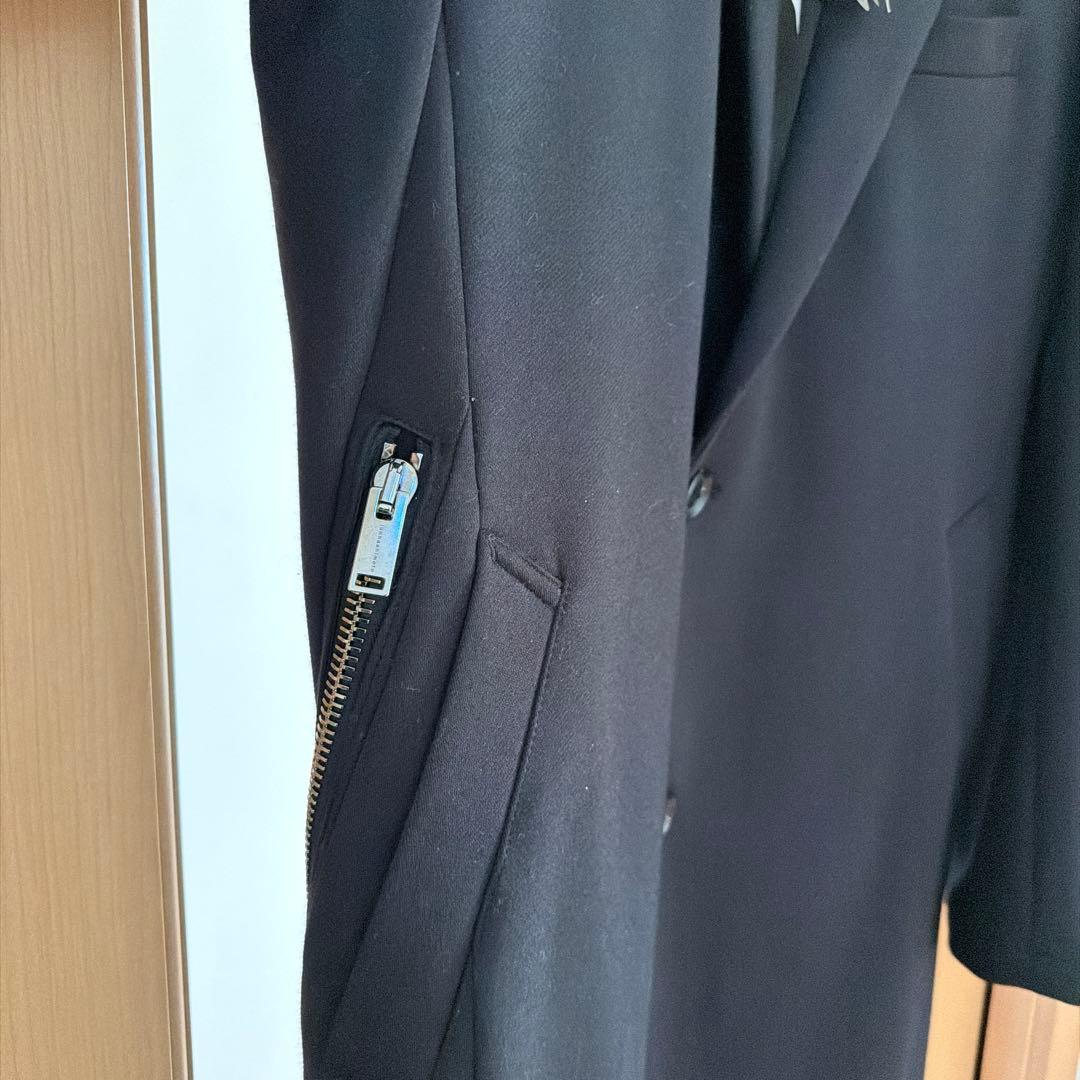 junhashimotoブラック チェスターコート サイズ4 NUKUMORI