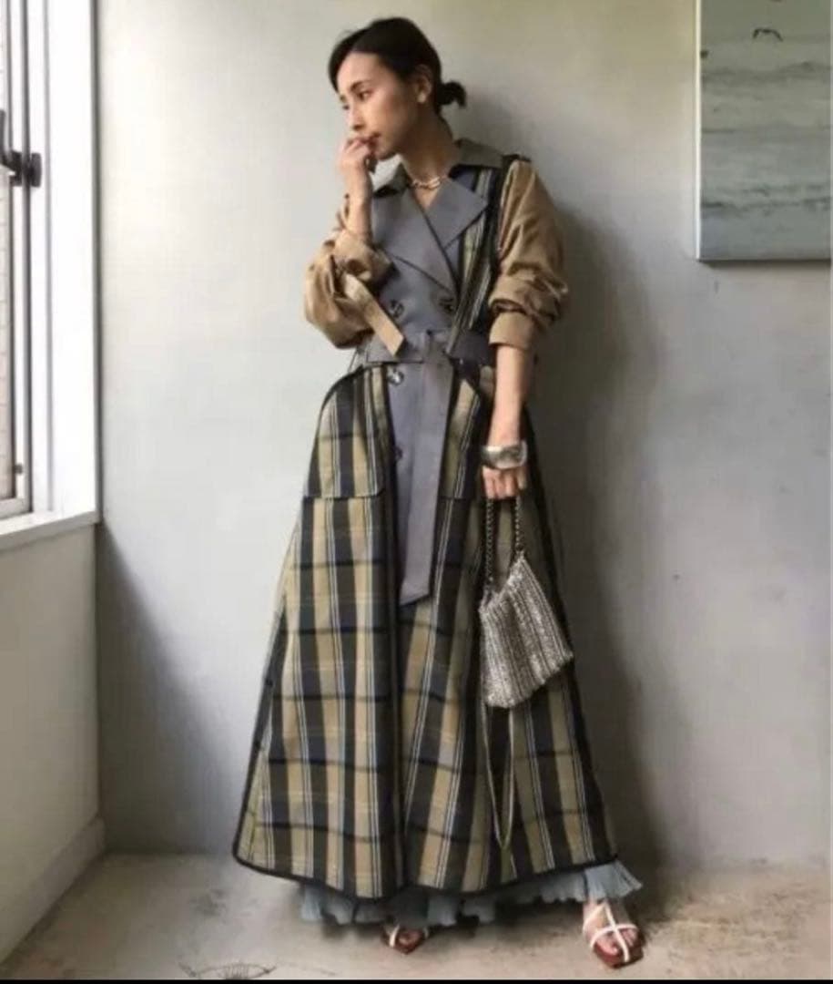 Ameri VINTAGE リムーバブルトレンチコート