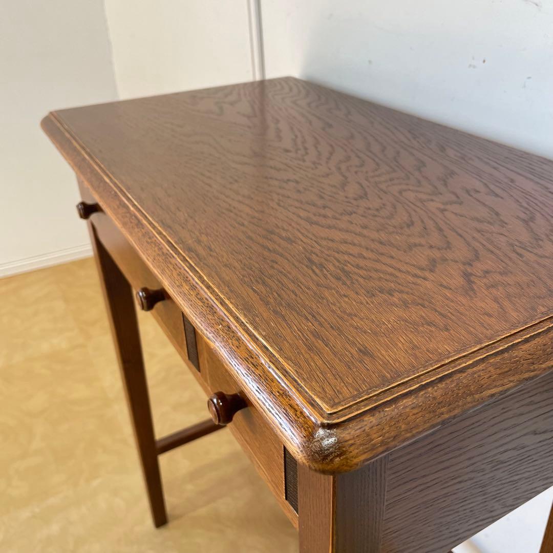 三越家具 カントリーハウス 机 デスク 引き出し コンソール 台 ブルージュ