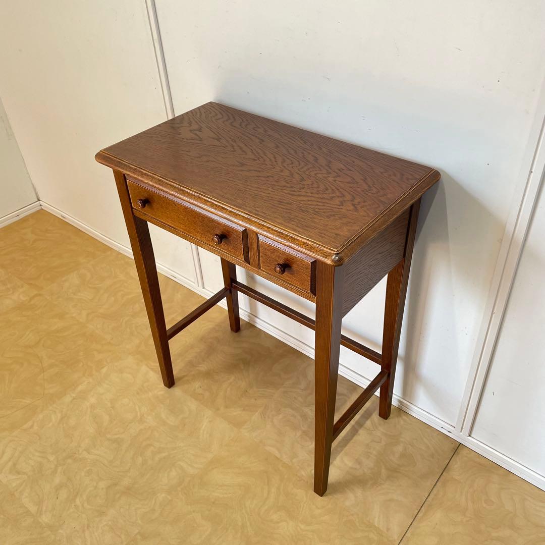 三越家具 カントリーハウス 机 デスク 引き出し コンソール 台 ブルージュ