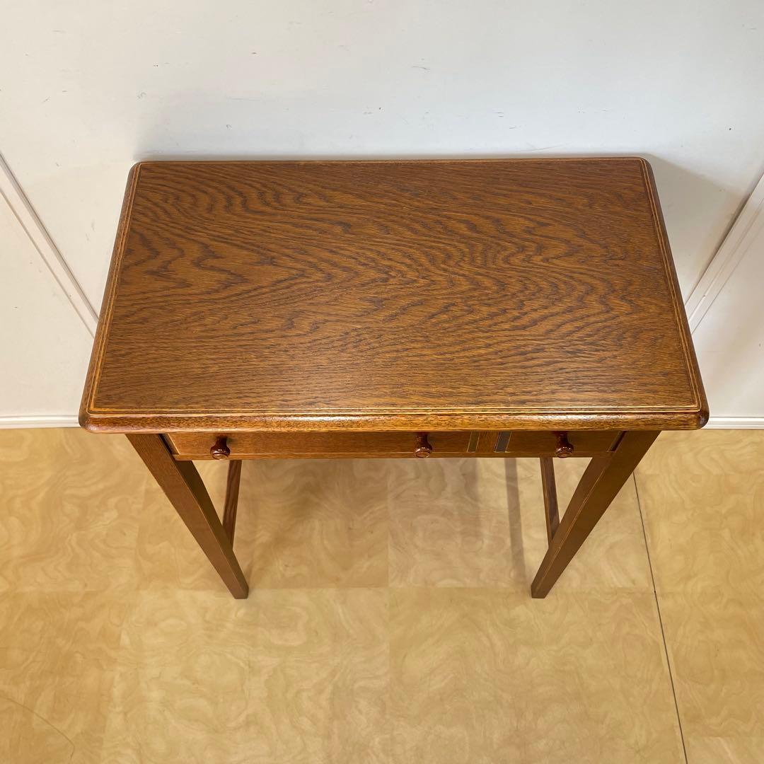 三越家具 カントリーハウス 机 デスク 引き出し コンソール 台 ブルージュ