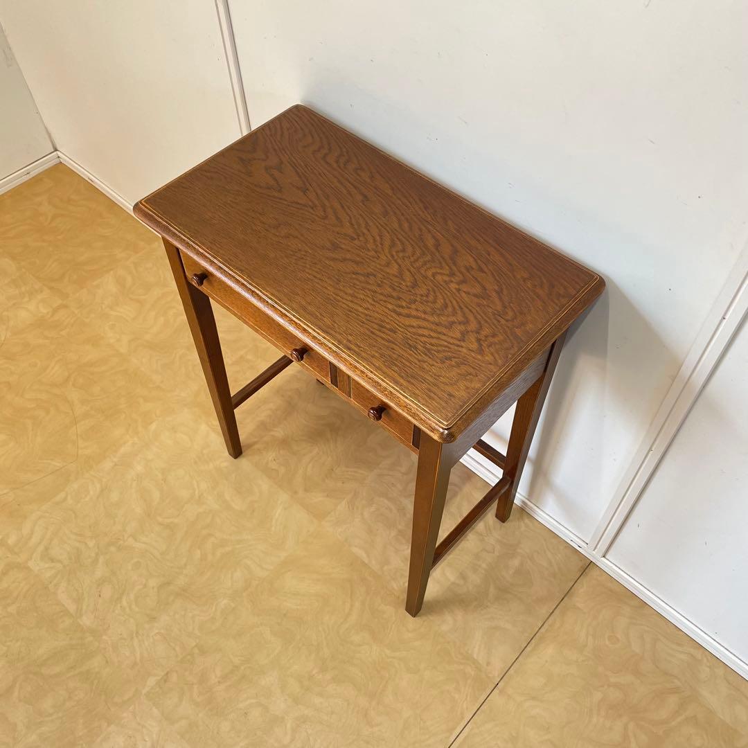 三越家具 カントリーハウス 机 デスク 引き出し コンソール 台 ブルージュ