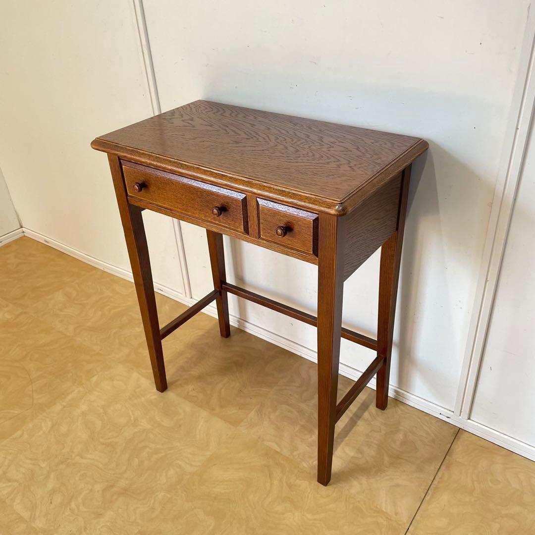 三越家具 カントリーハウス 机 デスク 引き出し コンソール 台 ブルージュ