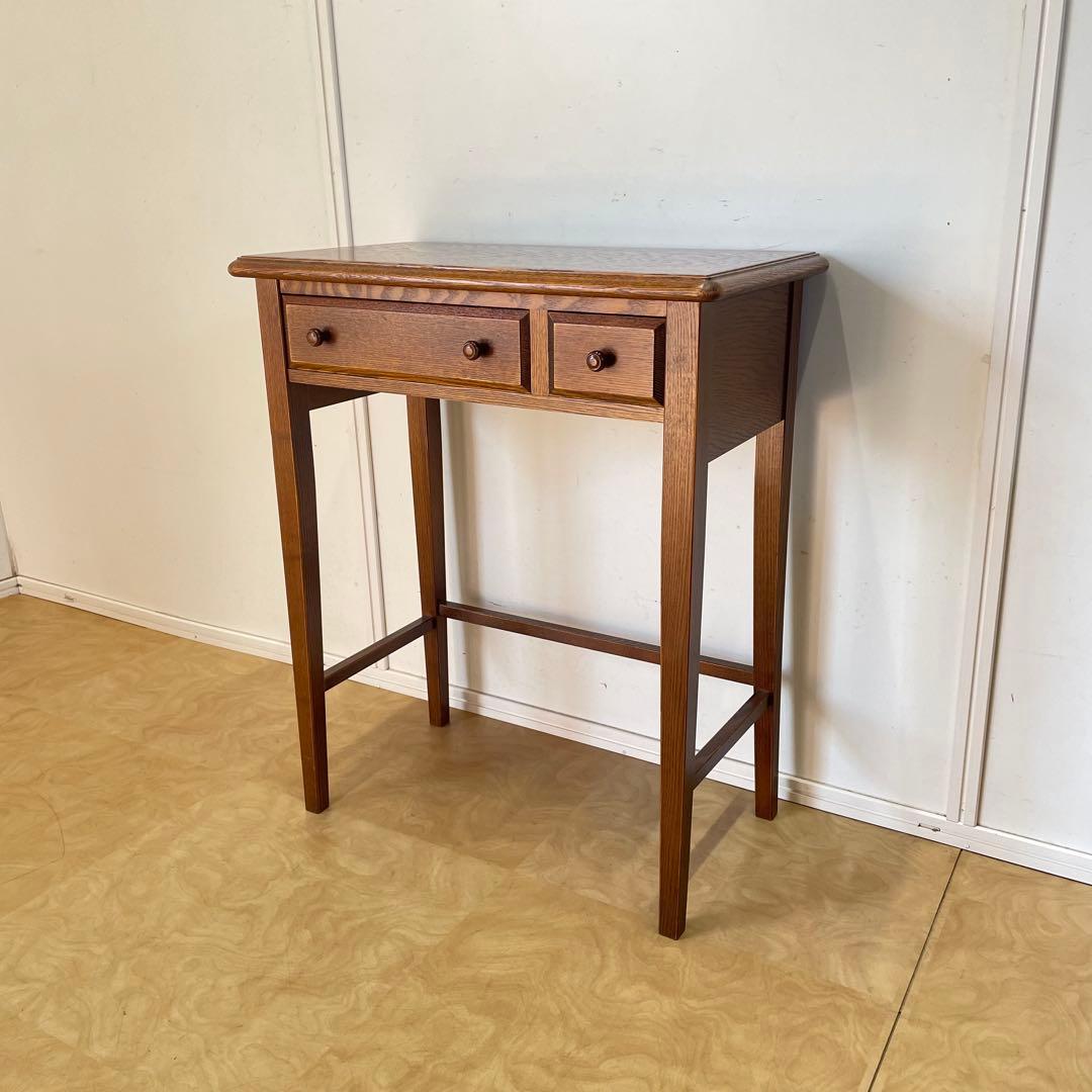 三越家具 カントリーハウス 机 デスク 引き出し コンソール 台 ブルージュ