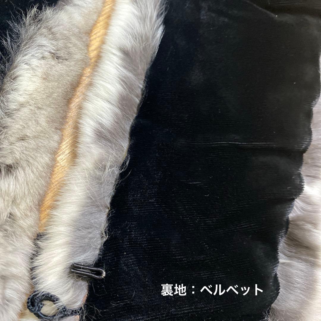 Ch 鞣し柔らか　人工繁殖　チンチラ マフラー　裏地ベルベット ショール 成人式