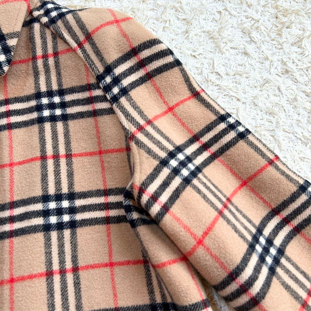 極美品✨️BURBERRY リバーシブル　ウール ラムコート ノバチェック M