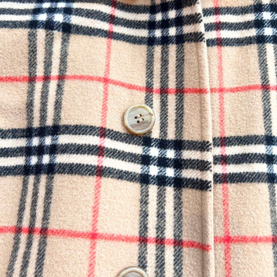 極美品✨️BURBERRY リバーシブル　ウール ラムコート ノバチェック M
