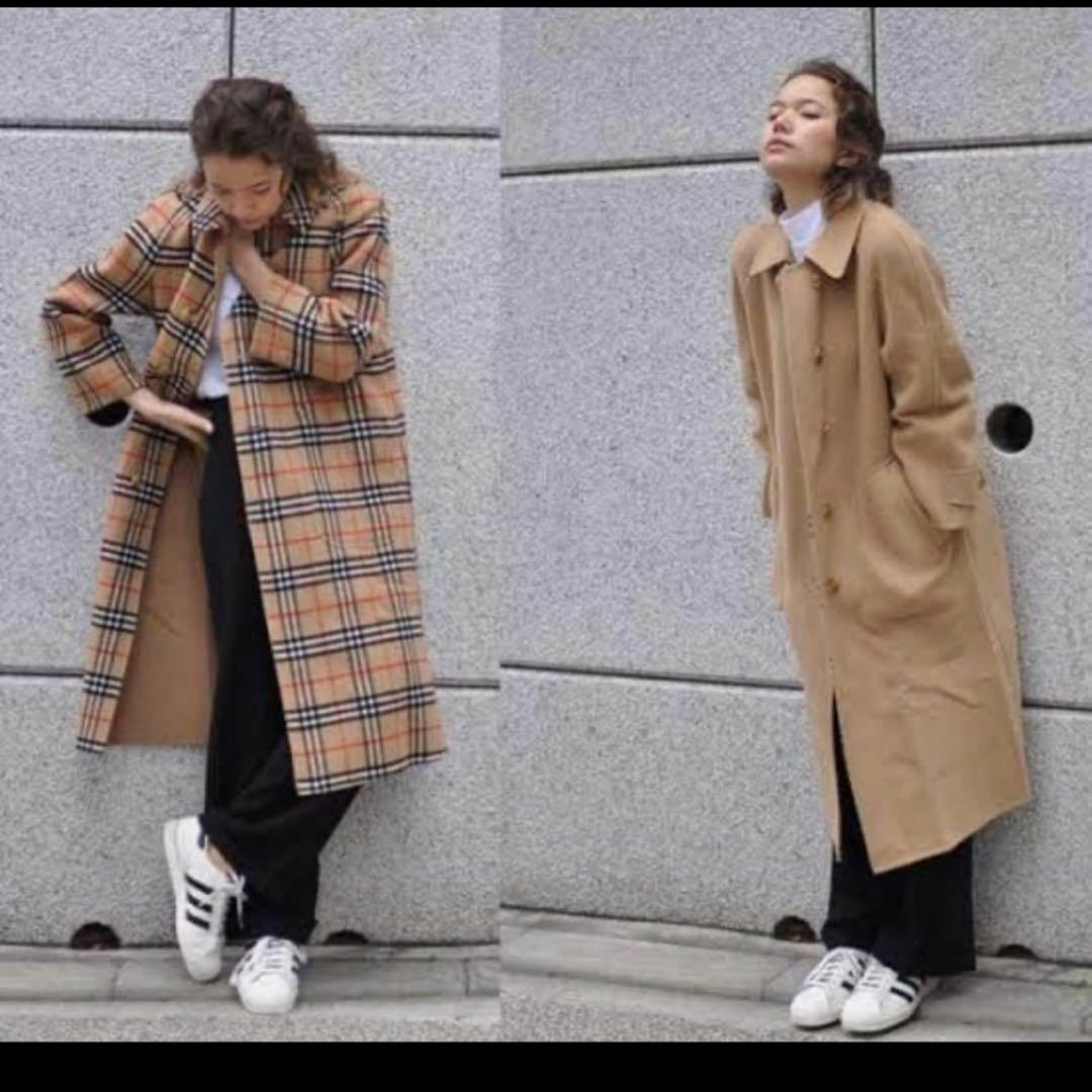 極美品✨️BURBERRY リバーシブル　ウール ラムコート ノバチェック M
