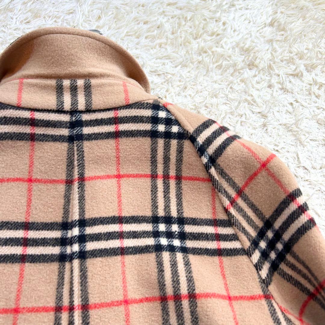 極美品✨️BURBERRY リバーシブル　ウール ラムコート ノバチェック M