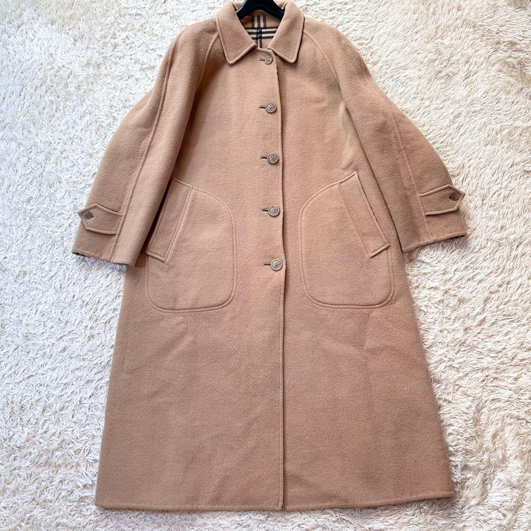 極美品✨️BURBERRY リバーシブル　ウール ラムコート ノバチェック M