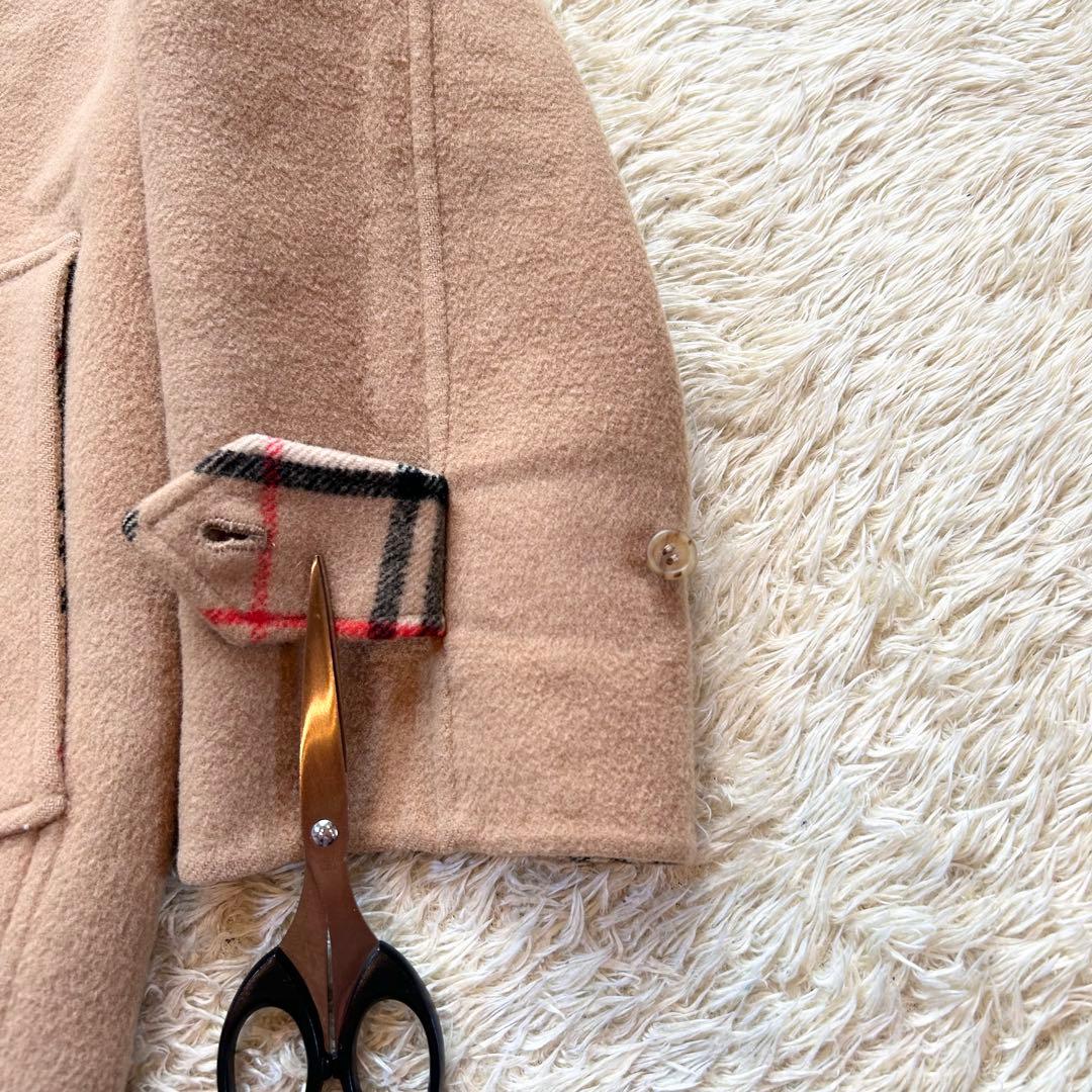 極美品✨️BURBERRY リバーシブル　ウール ラムコート ノバチェック M