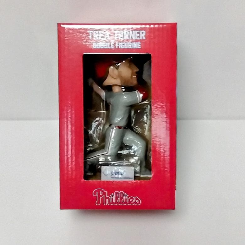 ふく 新品 キズ無し超美品 トレイ・ターナー ボブルヘッド球場配布限定品