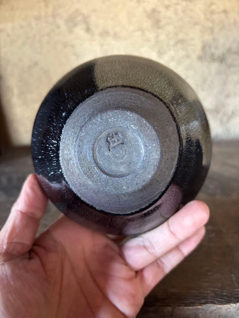 天目茶碗 中国 布貼り箱付き