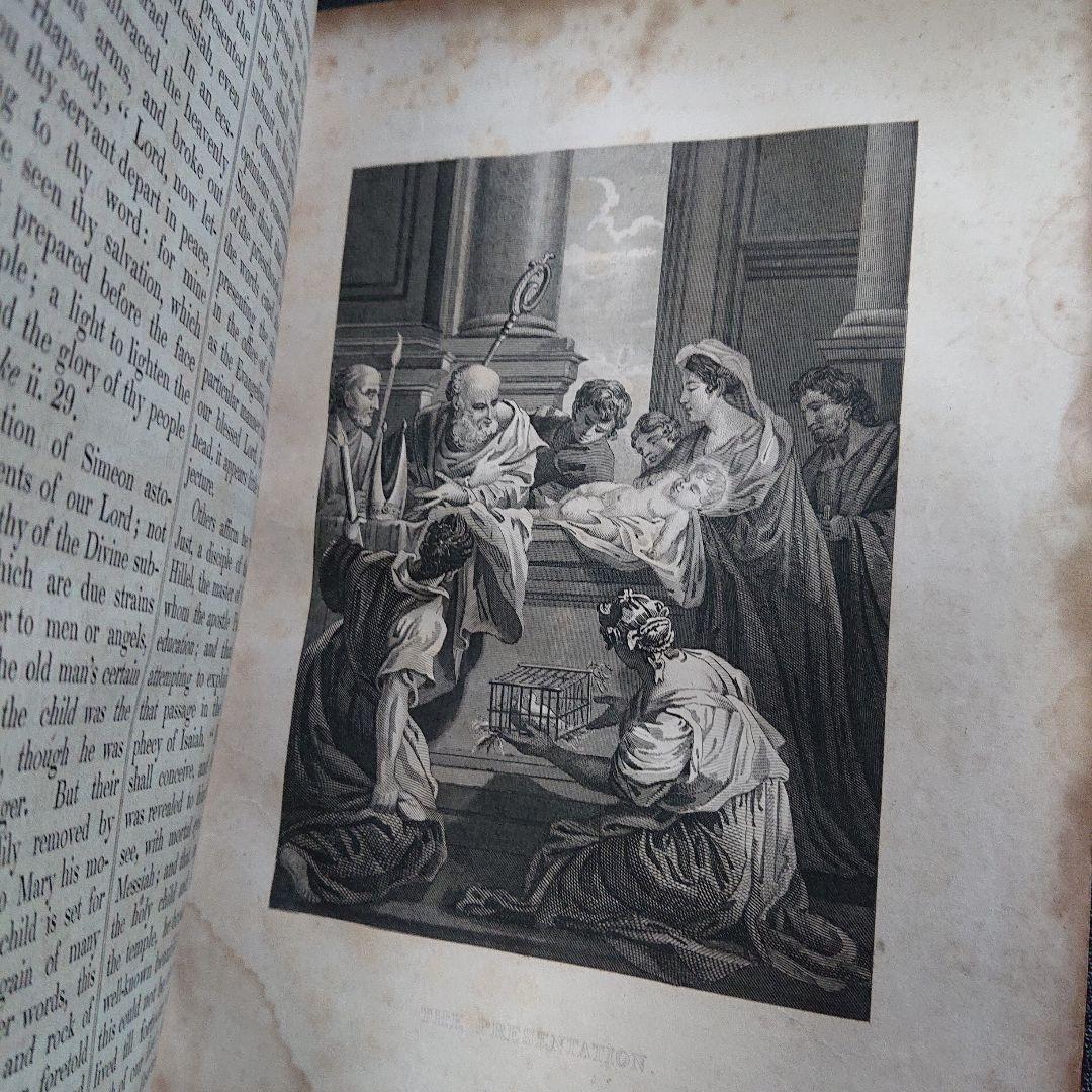 Life of Christ 1839 キリスト教 アンティーク　聖書