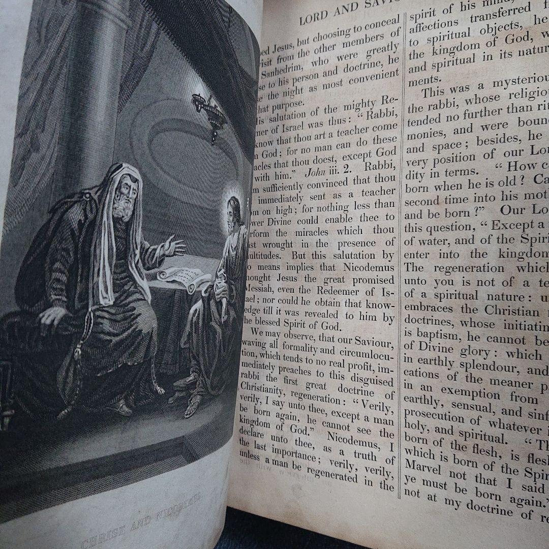 Life of Christ 1839 キリスト教 アンティーク　聖書