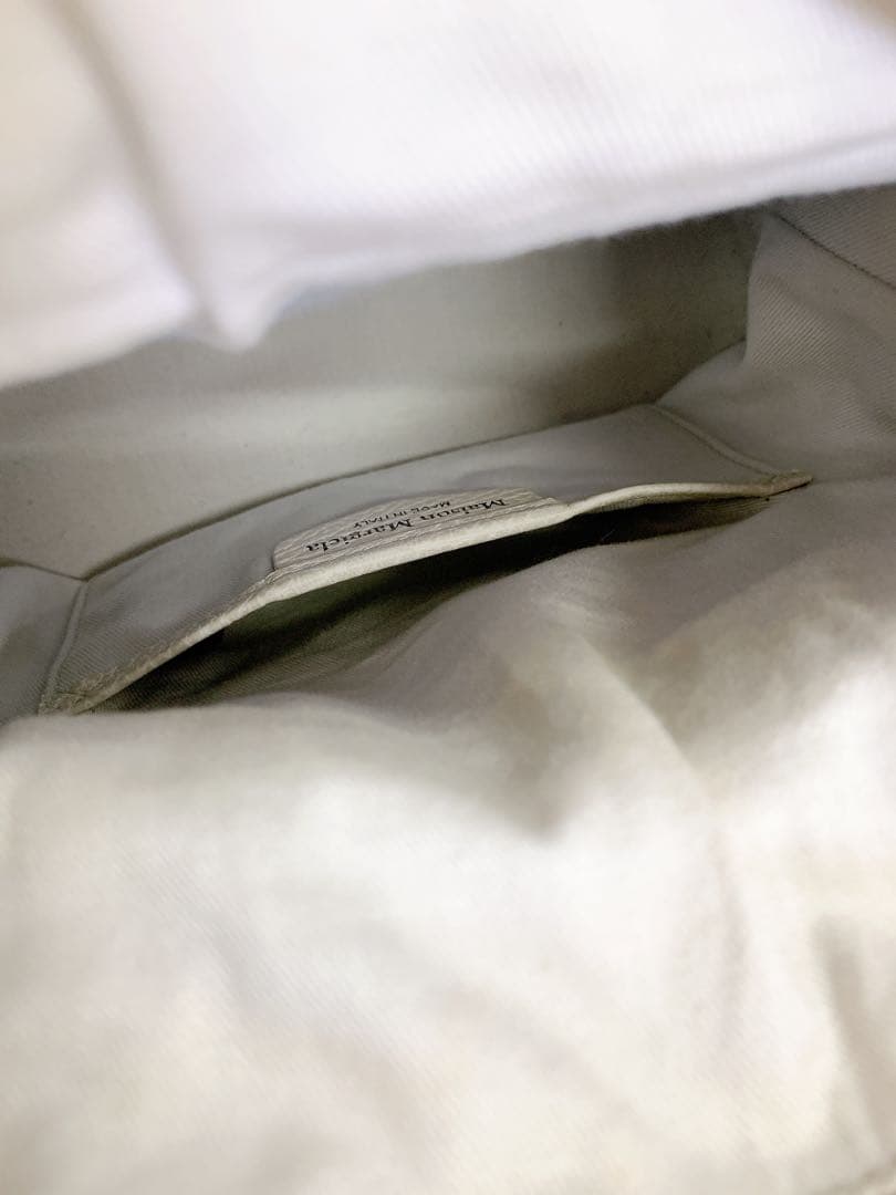 ＋メゾンマルジェラ ドローストリングバッグ 5AC SB3WD0005