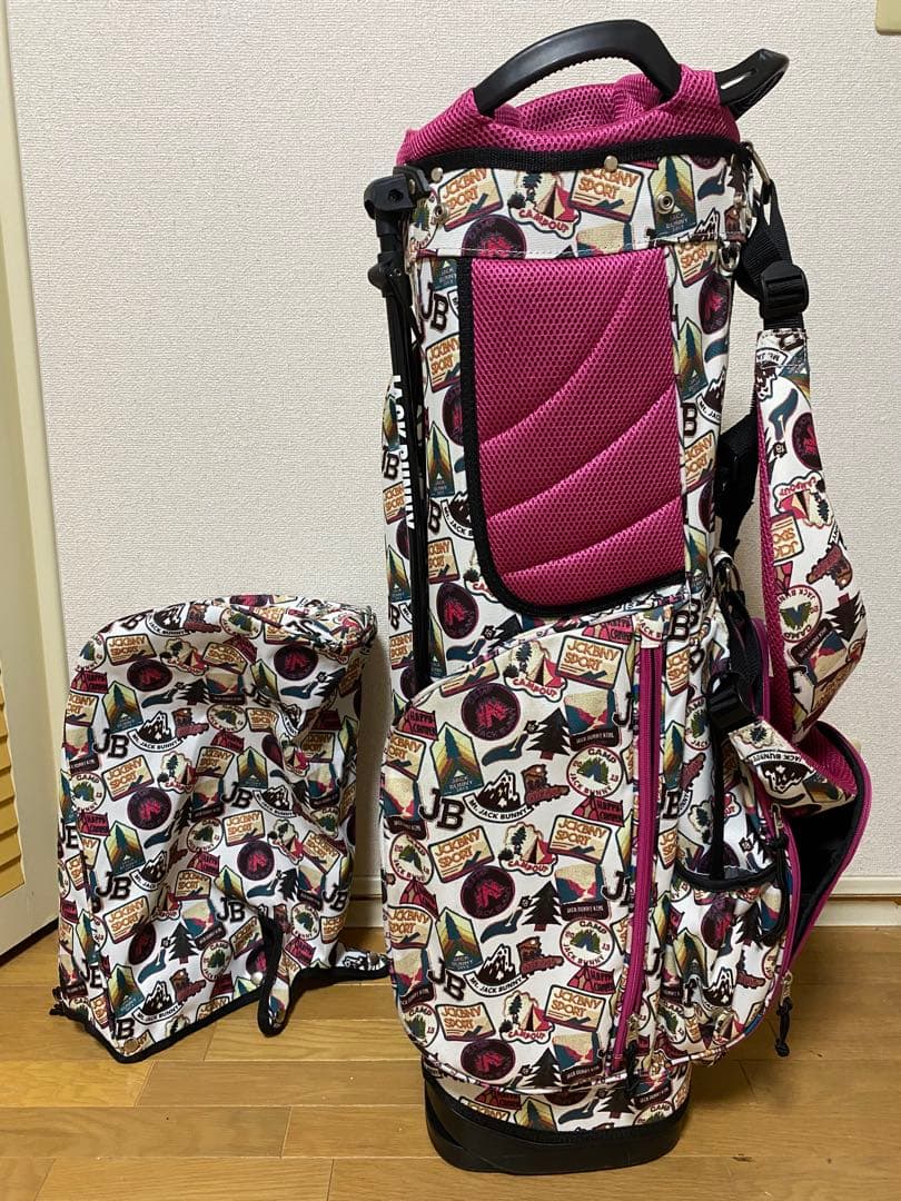 ※週末限定SALE※流通極少JACK BUNNY キャディバッグ 多色プリント