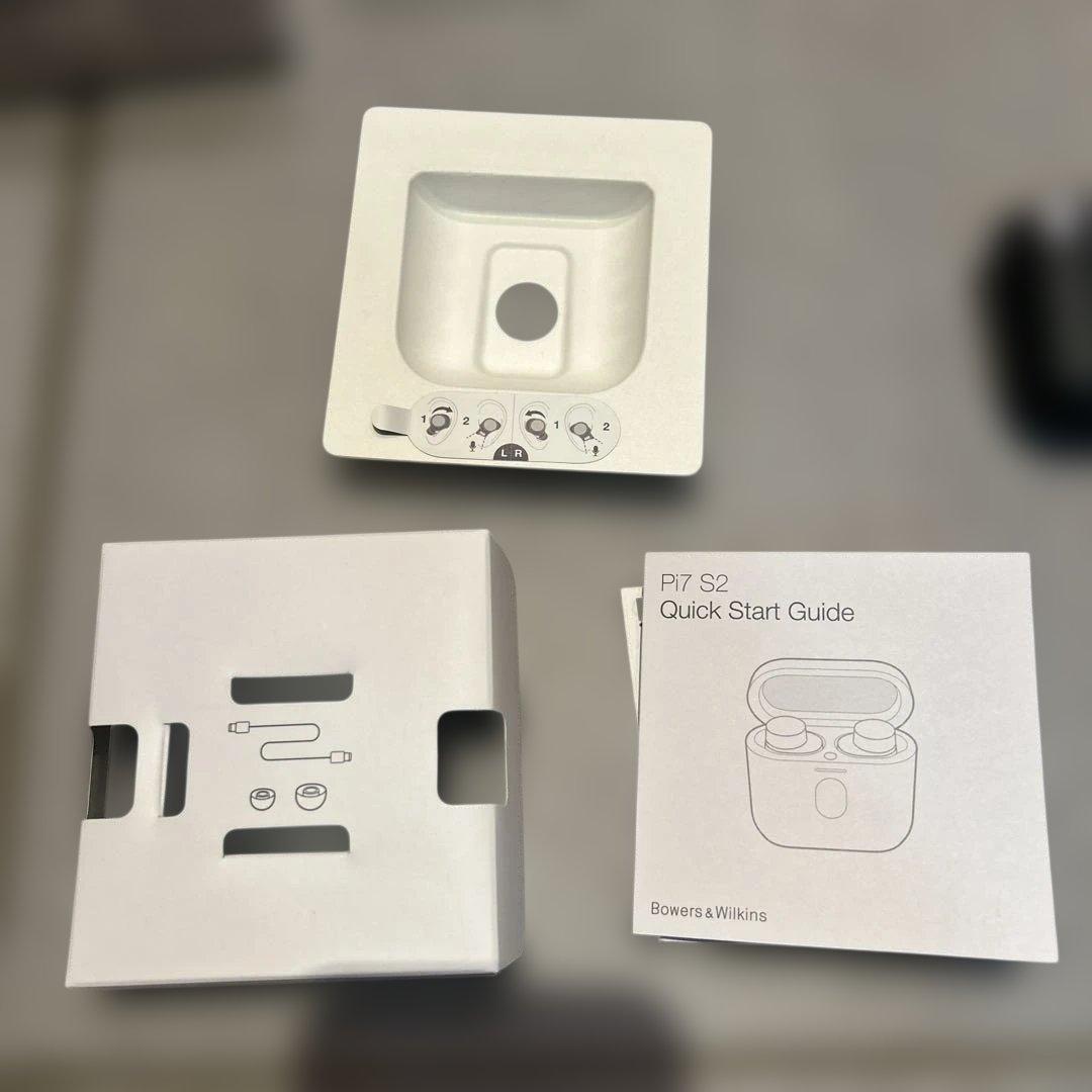 B&W ワイヤレスイヤホン Pi7S2 ブラック