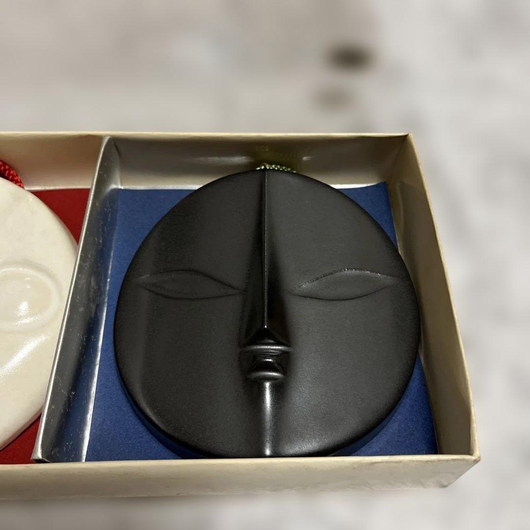 信楽焼岡本太郎太陽の顔日本万国博覧会記念セット箱入り